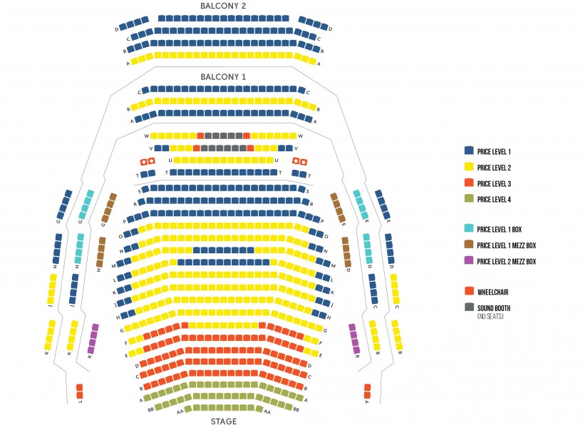 Seating Map & Virtual Tours Theatre Calgary